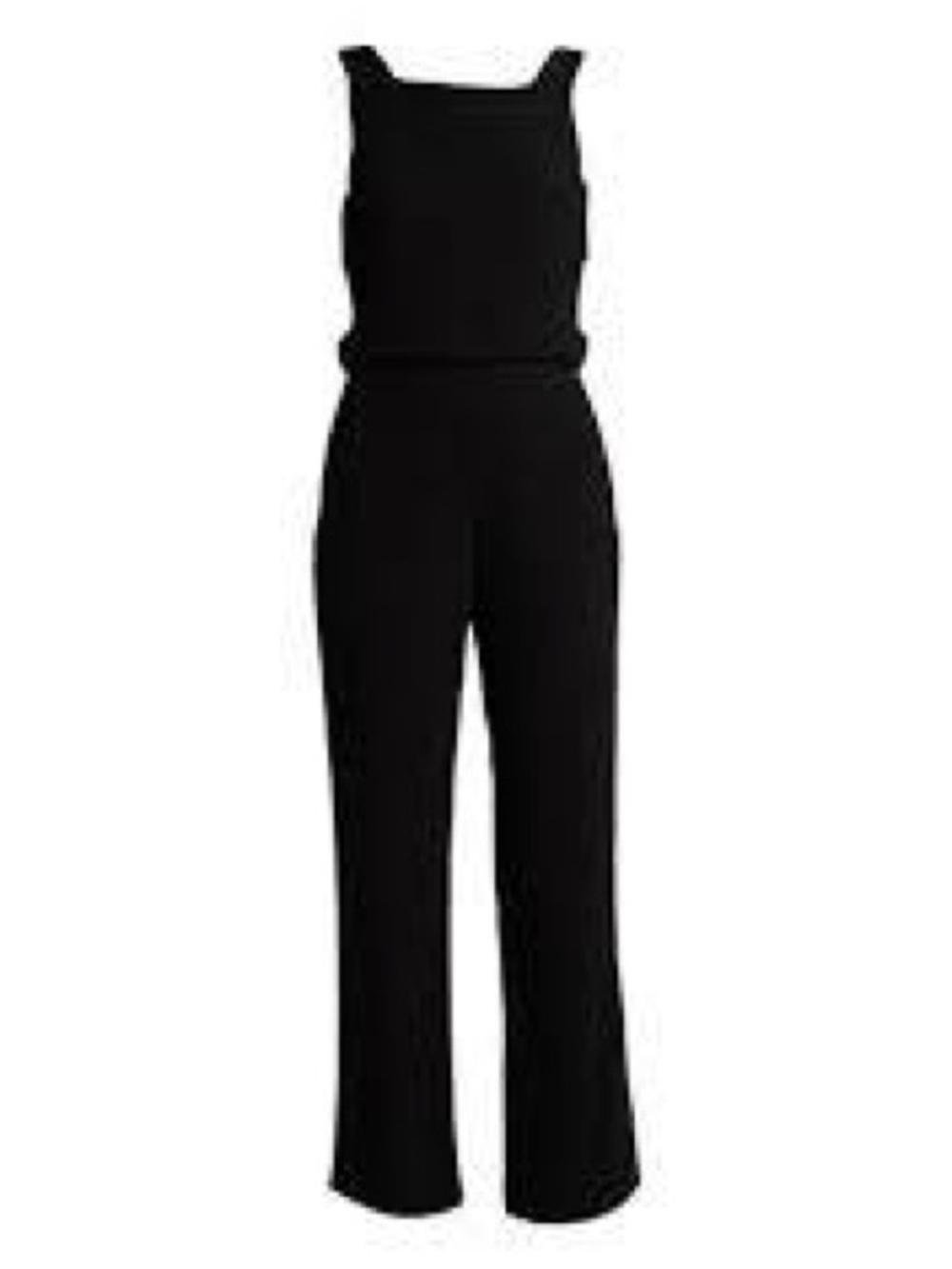 BA&SH black open ribs jumpsuit!
